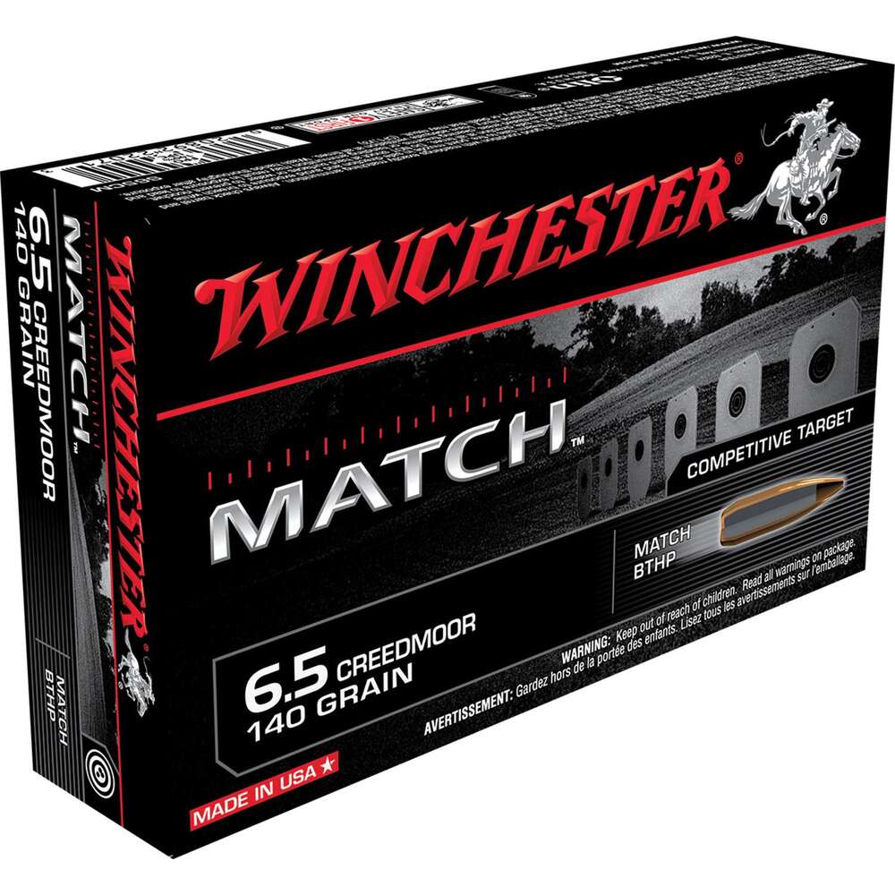 Ammunition Winchester Ammunition Ready Series 6.5Creedmoor 6.5 CREEDMOOR 140GR MATCH BTHP 20 RD